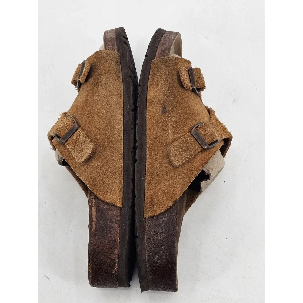 Birkenstock Zurich Men's Size EU 40 US L9 M7 Suede Brown Sandals‎ 050401